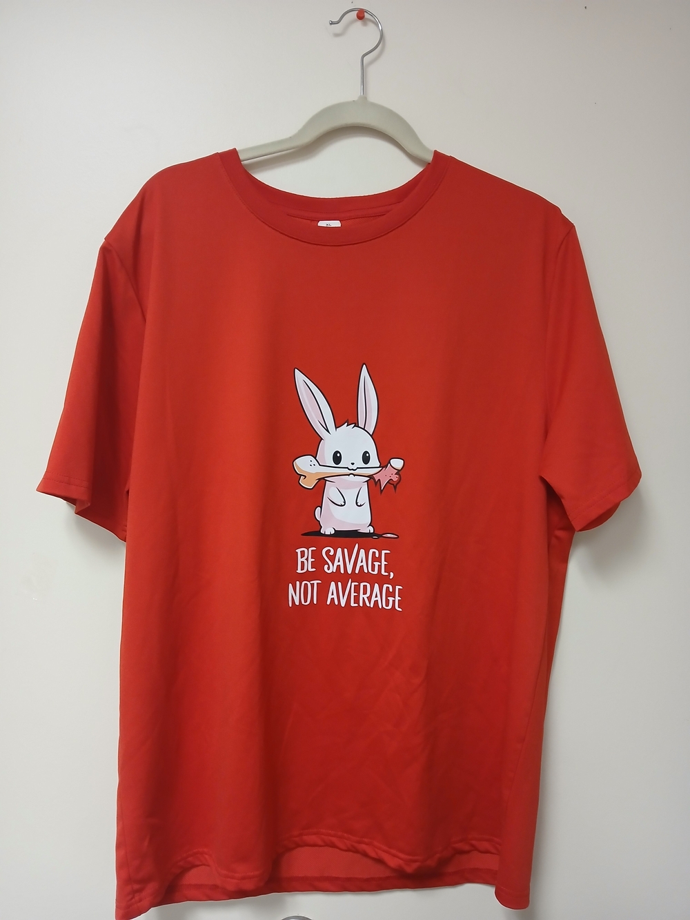 Red Graphic Tee - Be Savage, Not Average